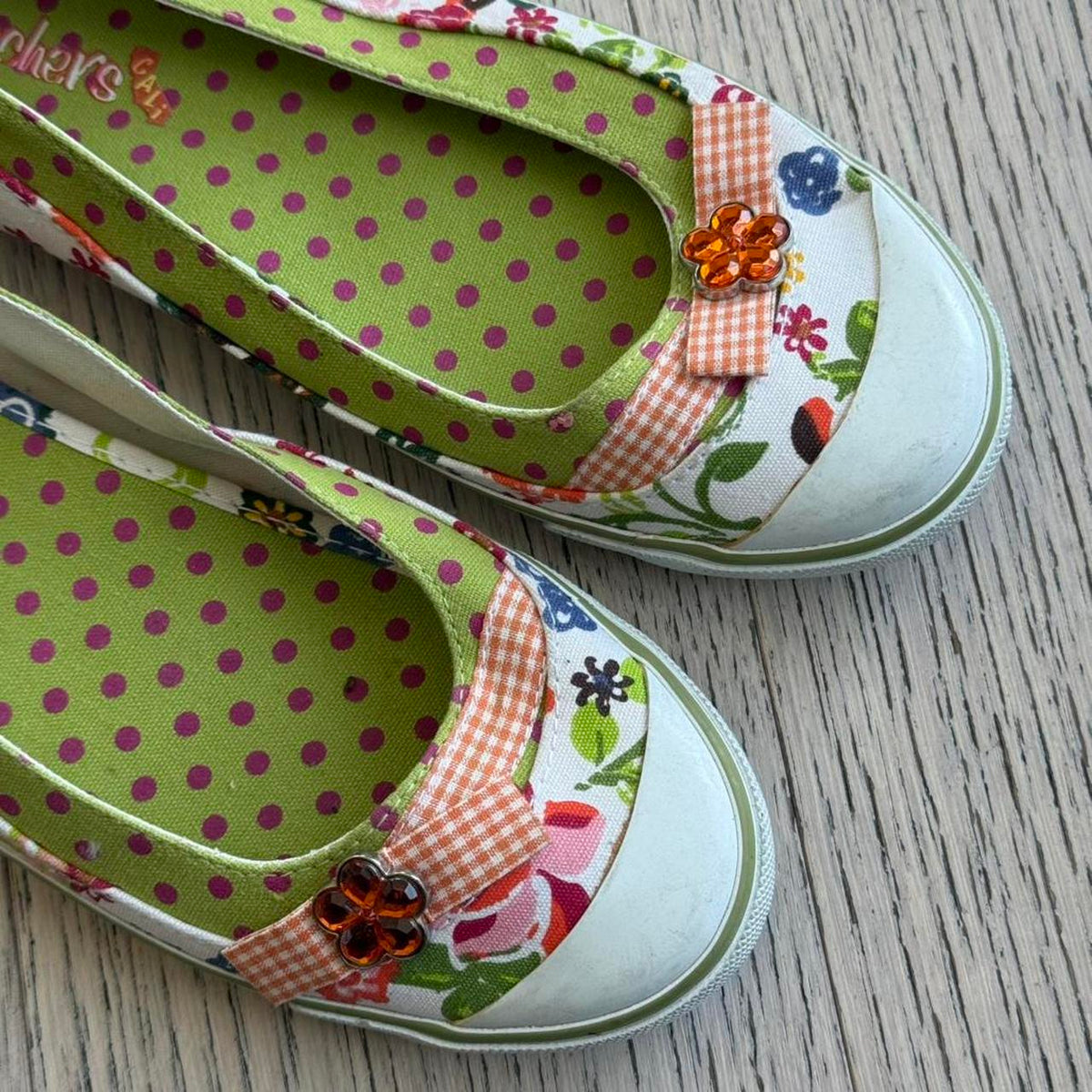 Vintage Floral Ballet Flats